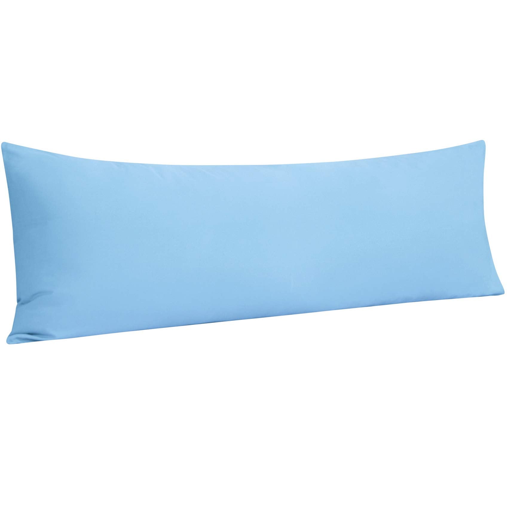 Ntbay Body Pillowcase - Brushed Microfiber 20X54 Pillowcase - Soft, Wrinkle-Free, Fade-Resistant, Stain-Resistant, Sky Blue Body